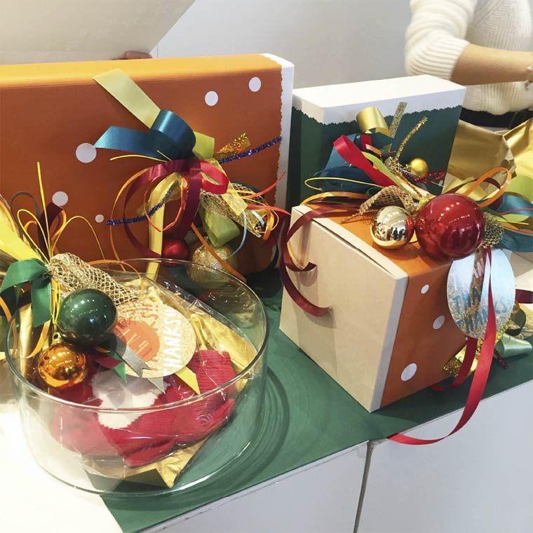 GAP「Happy Holiday Party」Display at GAP原宿